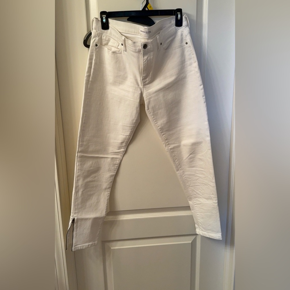 Banana Republic Women's White Skinny Jeans